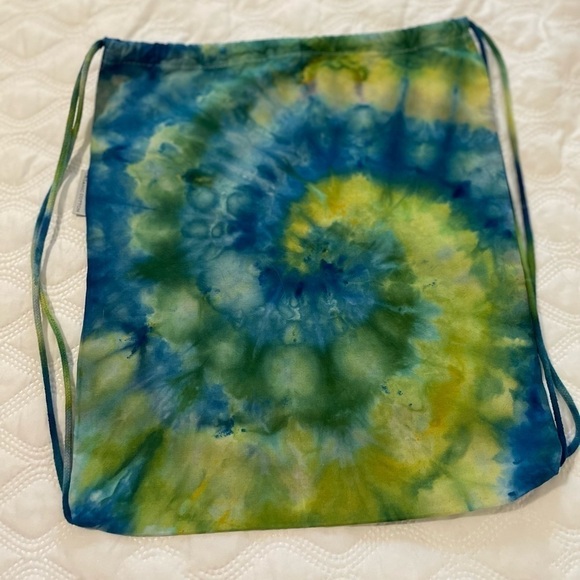 Hand crafted tie dye backpack bag. NWOT tags removed to dye - Picture 3 of 7